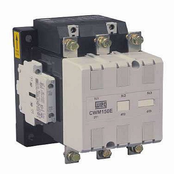 Contator Weg CWM150 22 2NA + 2NF C/Bobina Eletrônica 110-255Vca/Vcc