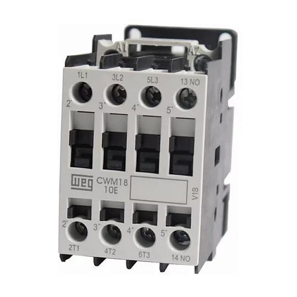 Contator Weg CWM 65A 1 NA+ 1NF 220V 50/60HZ D23