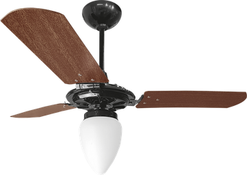 Ventilador De Teto Rico Preto/Mogno 127V Ventex