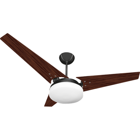 Ventilador Jurere Preto/Tabaco 127V-Ventex