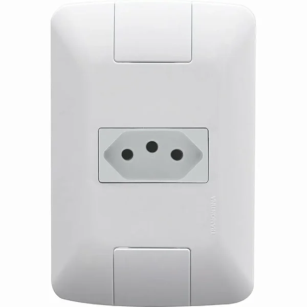 Conjunto Tomada 2P+T10A/250V Aria Branco 57241/010