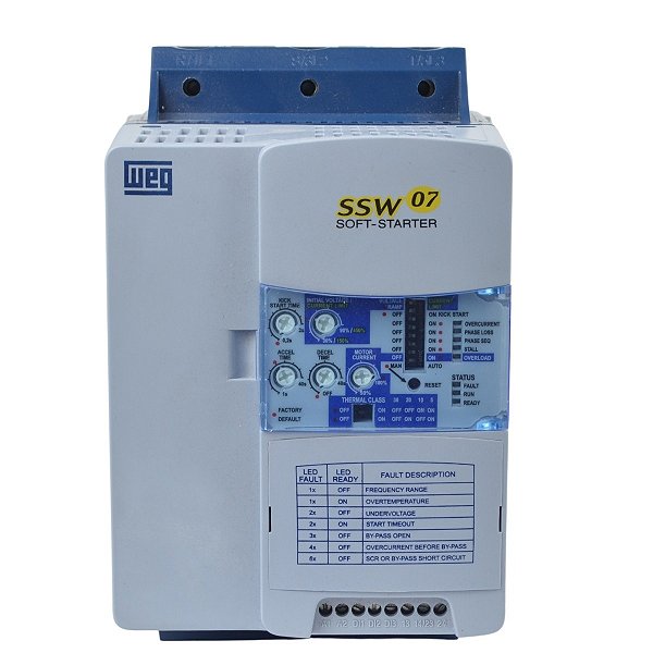Soft Starter Weg SSW07 17A 6CV 220V 12,5CV 380V