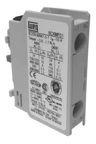 Bloco de Contato NFCWM BCXMF01 Weg