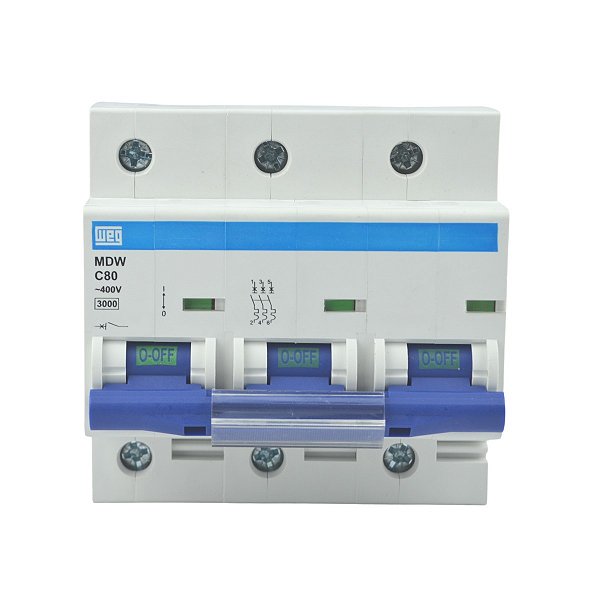 Disjuntor Tripolar Mdw-c 80A 5ka Weg
