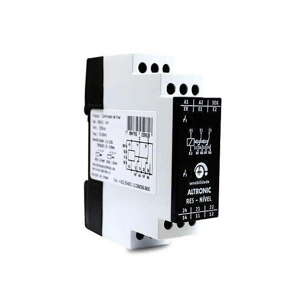 Rele de Nivel para Eletrodo Segurança Altronic 220V RES01