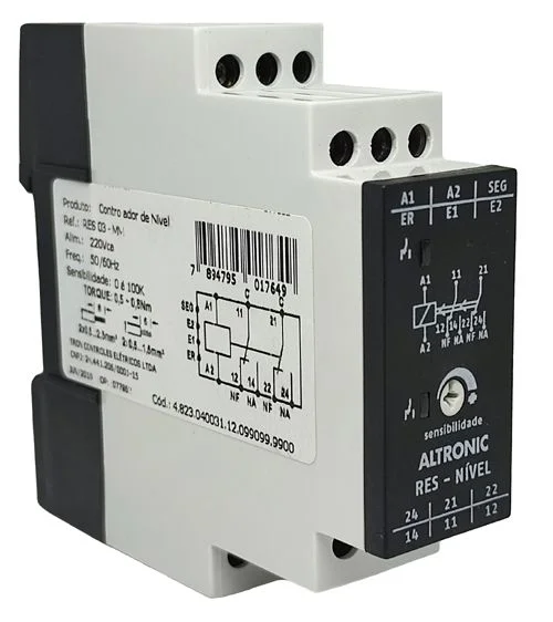 Rele de Nível para Reservatório 220Vac/380Vac RES03 Altronic