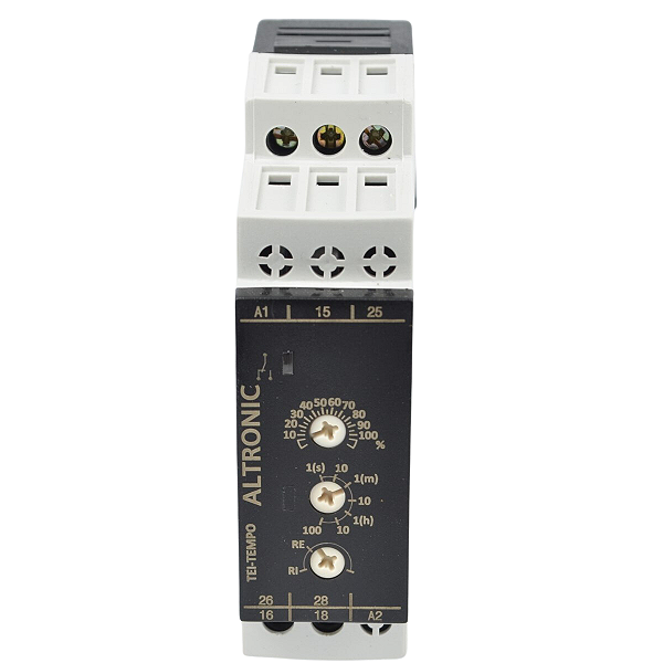 Altronic Rele Temporizador Multiescala 24Vcc/220Vac TEI0204