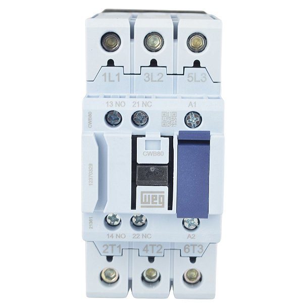Contator Weg CWB80A 1NA+1NF 220V