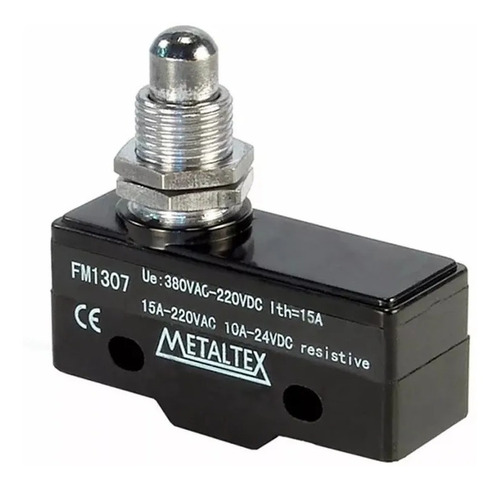 Mini Chave Fim de Curso Pino Preta FM1307