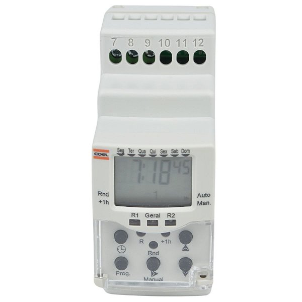 Coel Programador Horário Recarregável BWT40HR 100 A 240vca