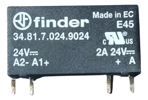 Bobina Rele Finder Estado Solido Ssr 34.81.7.024.9024 1na 24vcc