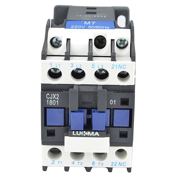 Contator Tripolar Importado 18A 1NF 220V