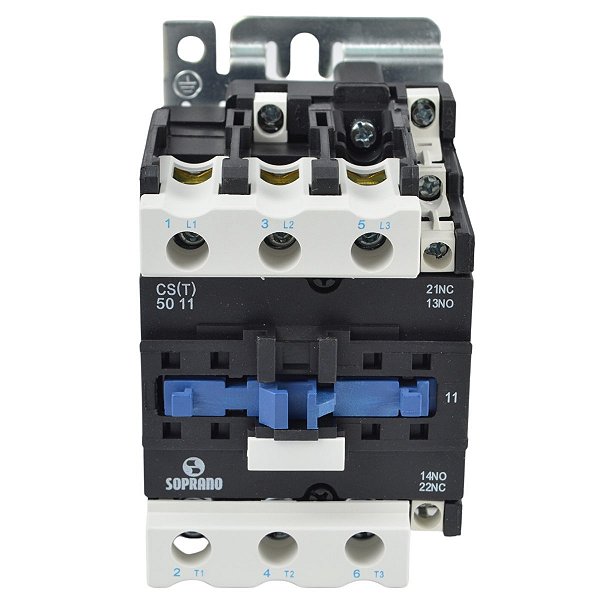 Contator Tripolar Importado  50A 1NA+1NF 220V