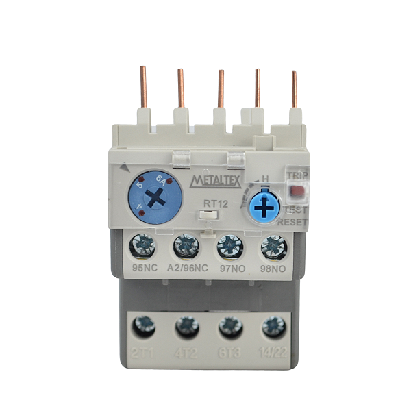 Relé Térmico Mini Contator  RT12 4 a  6A Metaltex