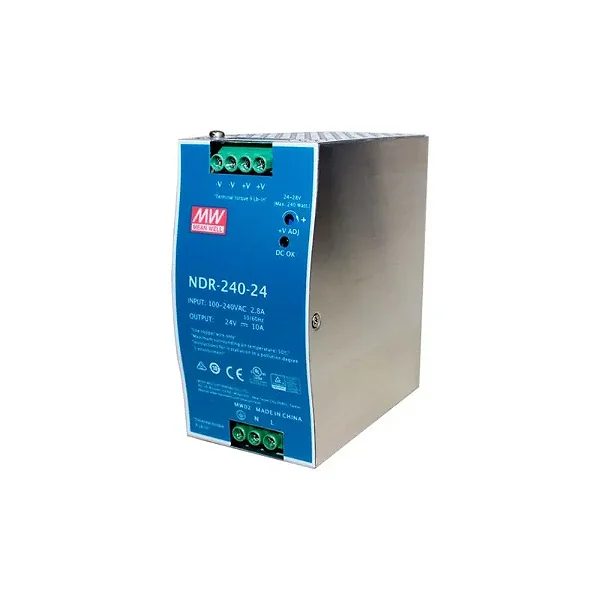 Fonte Chaveada Bivolt Trilho Din 24VCC 10A 240W