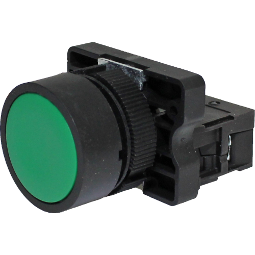 Botao de pulso Plastico Verde 22MM 1NA