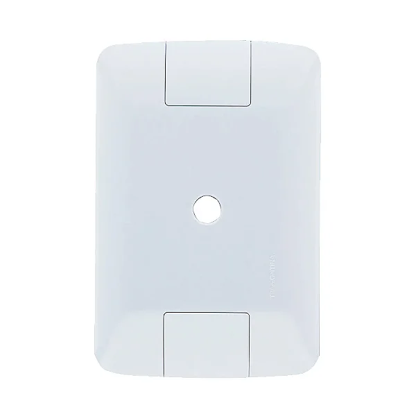 Placa 4X2 1 Furo 9,5mm Aria Branca 57203/002