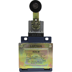 Chave fim de curso com Alavanca e Roldana AXCK-M115 com 1NA + 1NF e Corpo Metálico