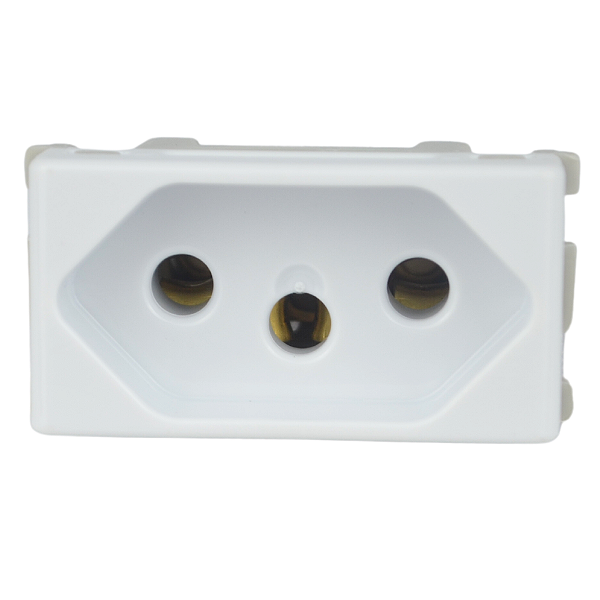 Tramont. Liz/Lux2 ModuloTom 2P+T 10A Branca 57115/030