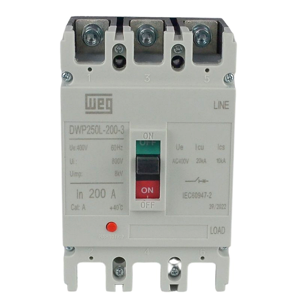 Disjuntor Caixa Moldada Weg  DWP250L  225A