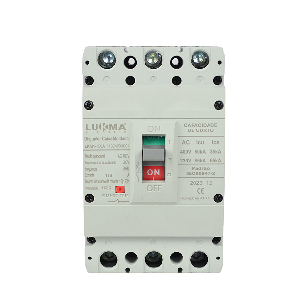 Disjuntor Caixa Moldada 200A Lukma