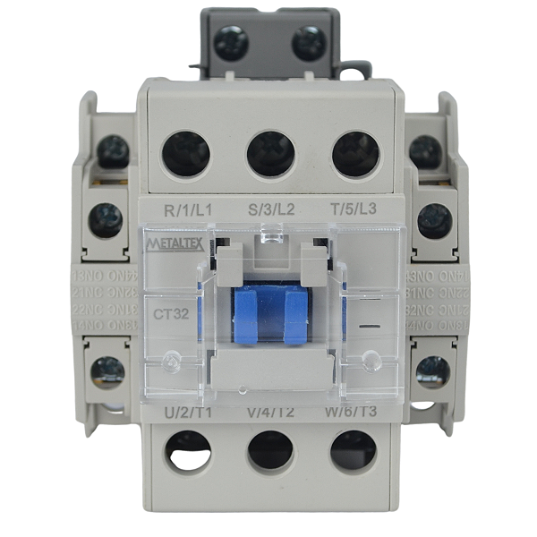 Contator CT32-322 Tripolar 32A 220V 2NA+2NF - Metaltex