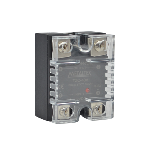 Rele Estado Solido Monofasico 4-32vcc 40A TZC-40A Metaltex