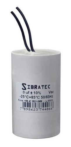 Capacitor Permanente 40UF 250V 50/60HZ 2 Fios
