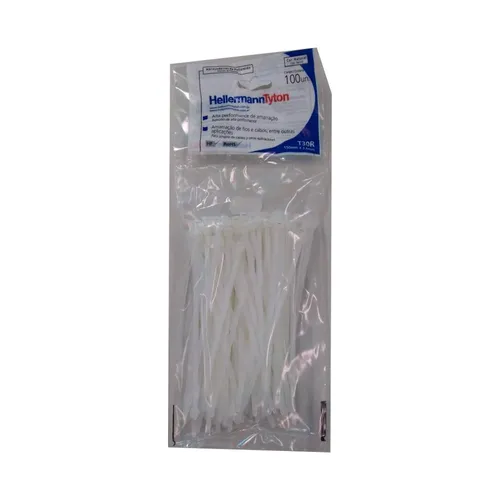 Abracadeira de Nylon 3,5 x 198MM Branca T30L Hellermann PCT100UN