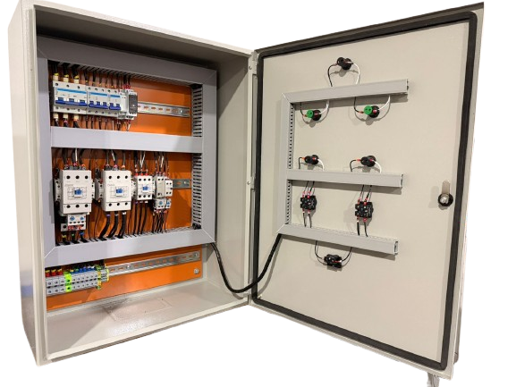 Painel Estrela Triangulo 30cv + 5cv  220V Botão Duplo
