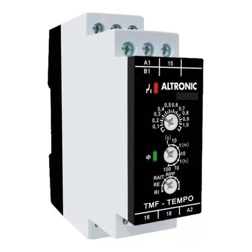 Rele Temporizado Multifuncao 24vcc/220v Altronic Tmf01