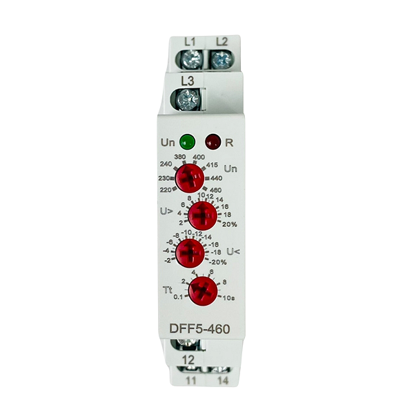 Rele Falta de fase Inversão/Fase Sub e Sob 220/460V Metaltex