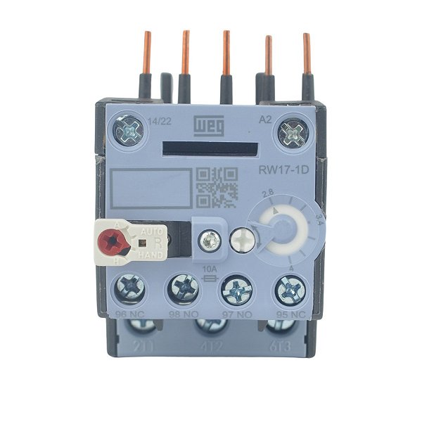 Rele Térmico Sobrecarga Mini Contator RW17 1,2 - 1,8A Weg
