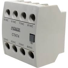 Bloco de contato P/Contator Metaltex 4NA 4NO CTAT4-40M