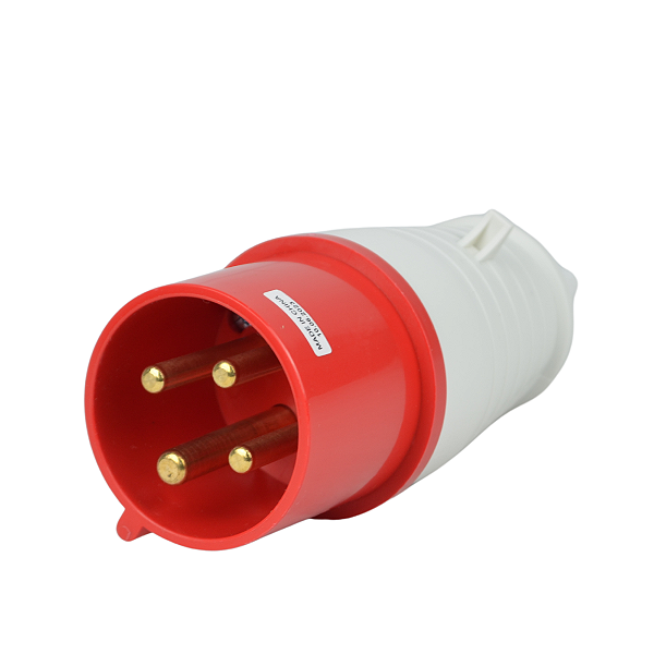 Plugue Industrial 3P+T32A Vermelha
