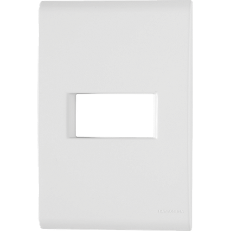 Tramont. Liz Placa 4x2 1Posto Horizontal Branca 57106/204