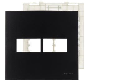 Clean Ebony Grafit  Placa 4 X 4  2 Posto  C/Sup