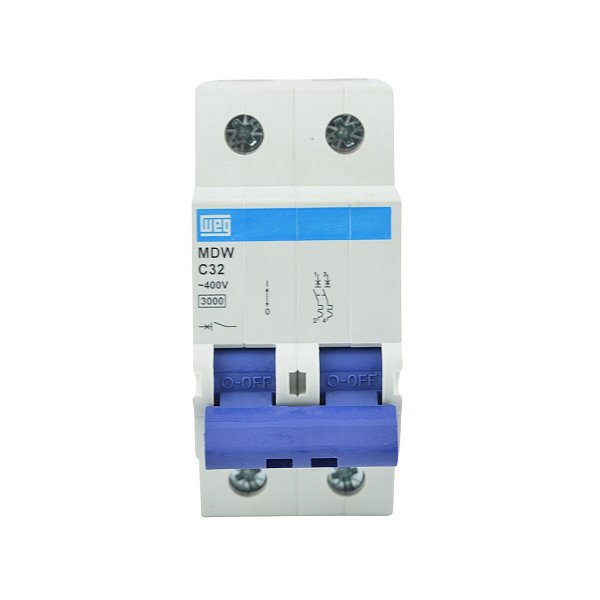 Disjuntor Bipolar Mdw-c/ MDWP 32A 5ka Weg