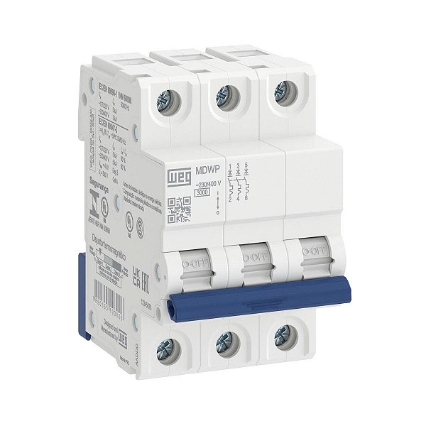Disjuntor Tripolar MDWP-C3 20A 5ka Weg