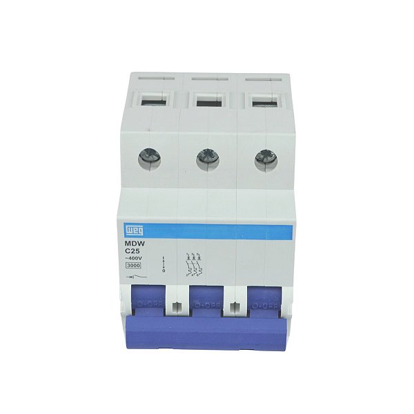 Disjuntor Tripolar Mdw-c 25A 5ka Weg