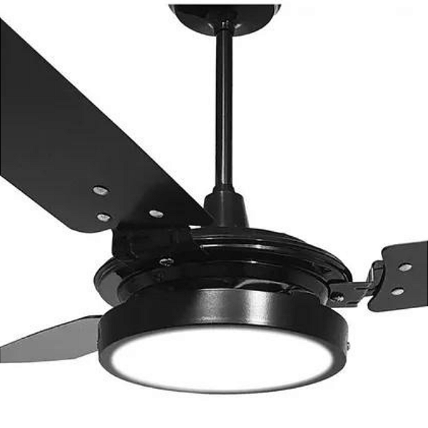 Ventilador de teto Valen Led Preto 127V Ventex