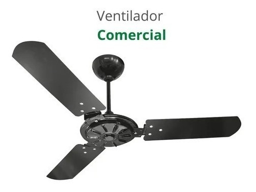 Ventilador De Teto Comercial Preto 220V Ventex