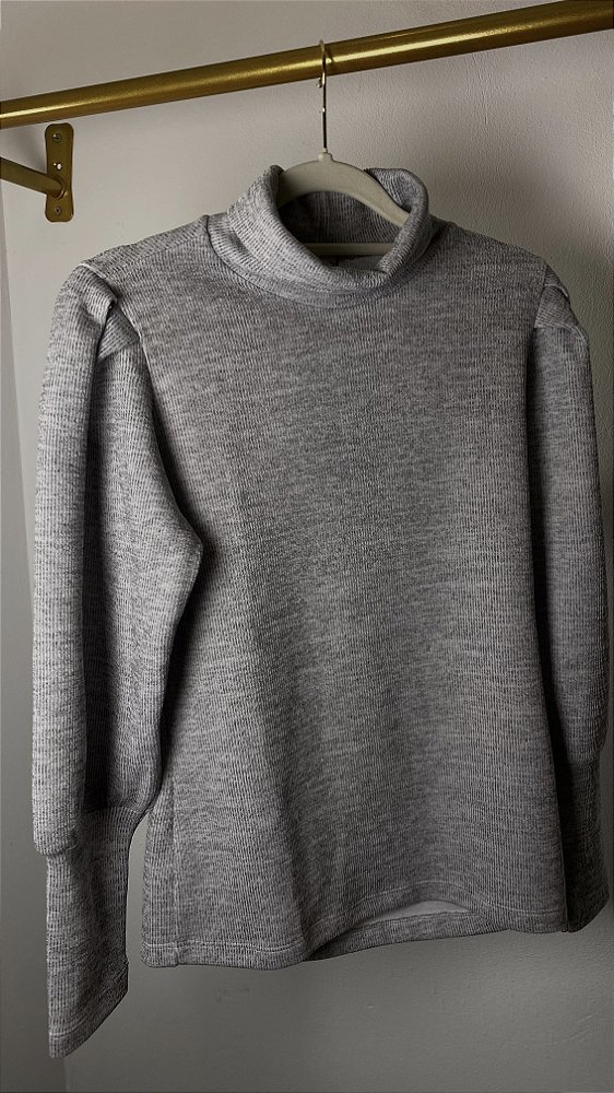 Blusa Malha Aspen Gola Alta