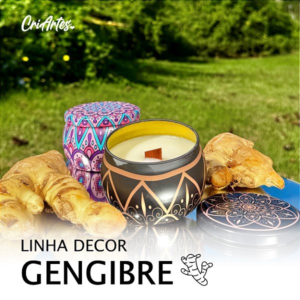 DECOR | Vela aromática de Gengibre 100g