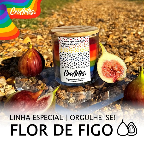 ORGULHE-SE! | Vela aromática de Flor de Figo 180g