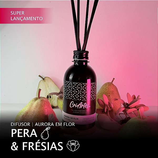 AURORA EM FLOR | Difusor de Pera & Frésias 250ml