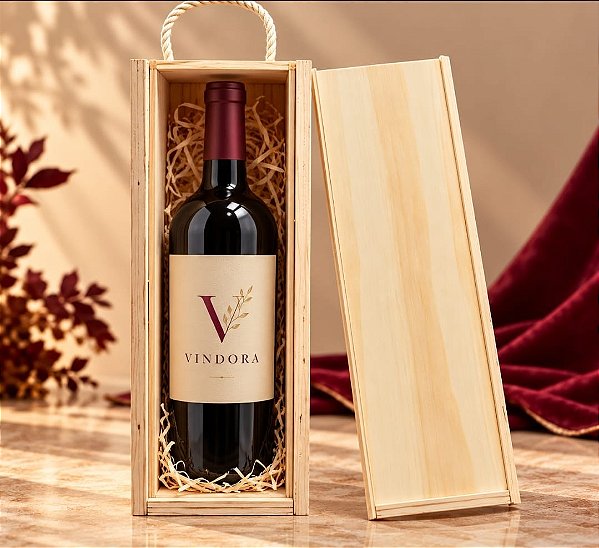 Caixa de Madeira para Vinho 🍷
