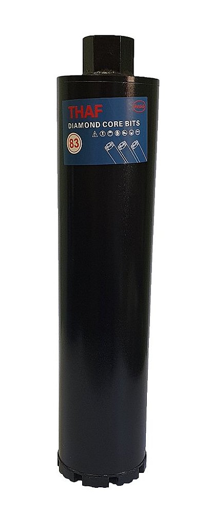 BROCA SERRA COPO DIAMANTADA PARA PERFURATRIZ 83MM X 370MM M22 (PRODUTO IMPORTADO)