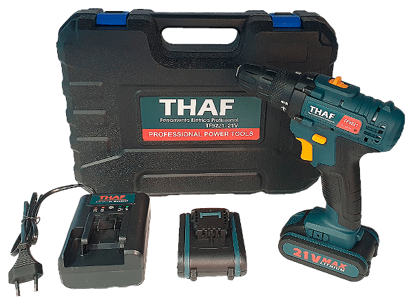 Parafusadeira / Furadeira a bataria - Sem Impacto - TF9221-21V THAF (PRODUTO IMPORTADO)