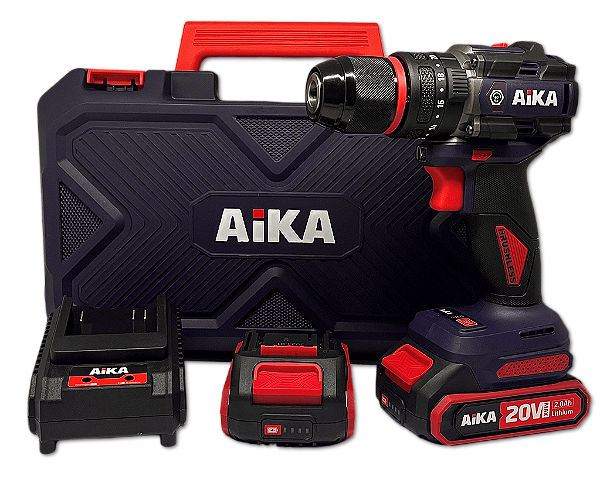 Furadeira e Parafusadeira com impacto Aika 1/2 Pol. 20v - AD-DR13A (PRODUTO IMPORTADO)